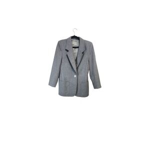 Vintage Pendleton Woolen Mills Women's Gray Wool‎ Blazer Jacket